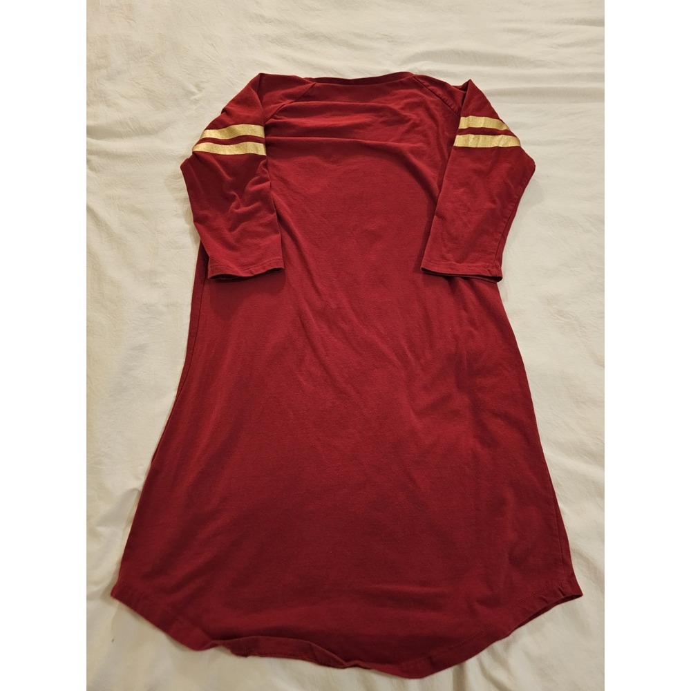 Harry Potter Gryffindor Shirt Dress Women Small Red Gold Universal Studios - Picture 6 of 6